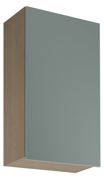 Vysoká horná kuchynská skrinka SALERNO - šírka 60 cm, baltic storm / zelená
