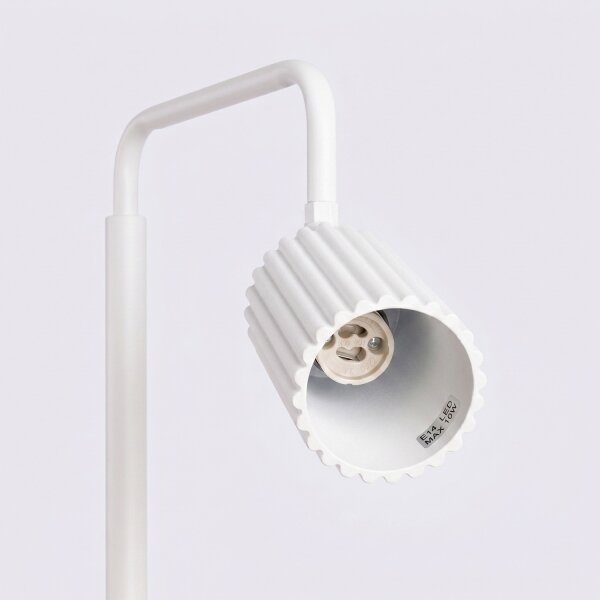 Sollux SL.2013 - Stojacia lampa KARBON 1xGU10/10W/230V biela