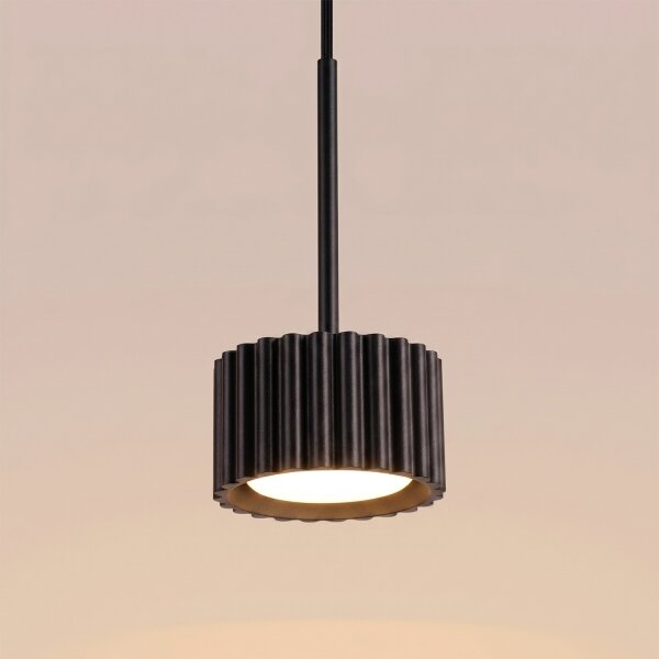 Sollux SL.2677 - Závesné svietidlo na lanku AURA 1xGX53/10W/230V čierna