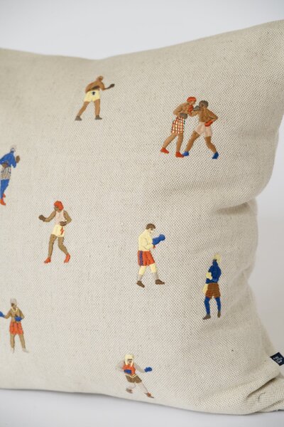 Vyšívaný poťah na vankúš Boxers 48 × 48 cm