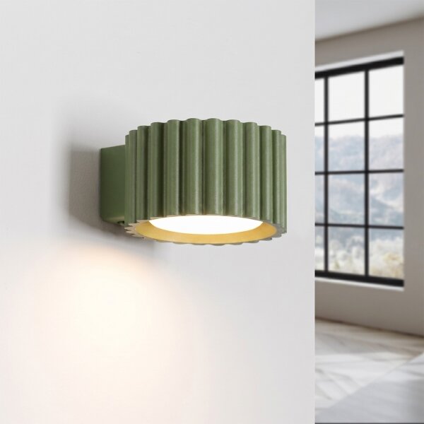 Sollux SL.2615 - Nástenné svietidlo AURA 1xGX53/10W/230V zelené