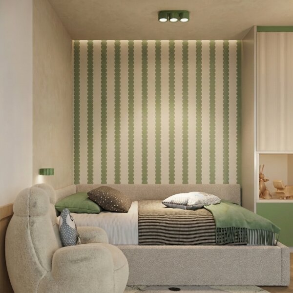 Sollux SL.2615 - Nástenné svietidlo AURA 1xGX53/10W/230V zelené