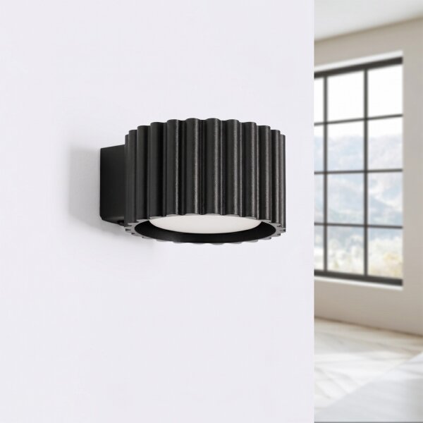 Sollux SL.2613 - Nástenné svietidlo AURA 1xGX53/10W/230V čierna