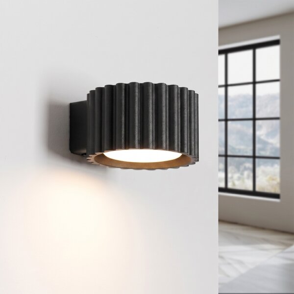 Sollux SL.2613 - Nástenné svietidlo AURA 1xGX53/10W/230V čierna