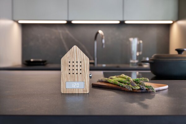 Časovač s vtáčím spevom BirdyTimer Oak Wood