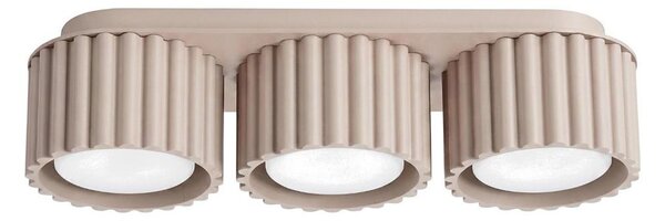 Sollux SL.2635 - Bodové svietidlo AURA 3xGX53/10W/230V taupe