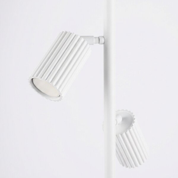 Sollux SL.2014 - Stojacia lampa KARBON 3xGU10/10W/230V biela