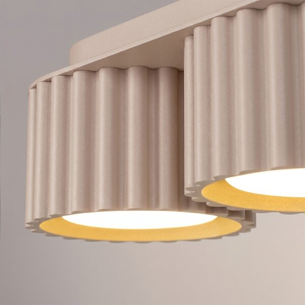 Sollux SL.2635 - Bodové svietidlo AURA 3xGX53/10W/230V taupe