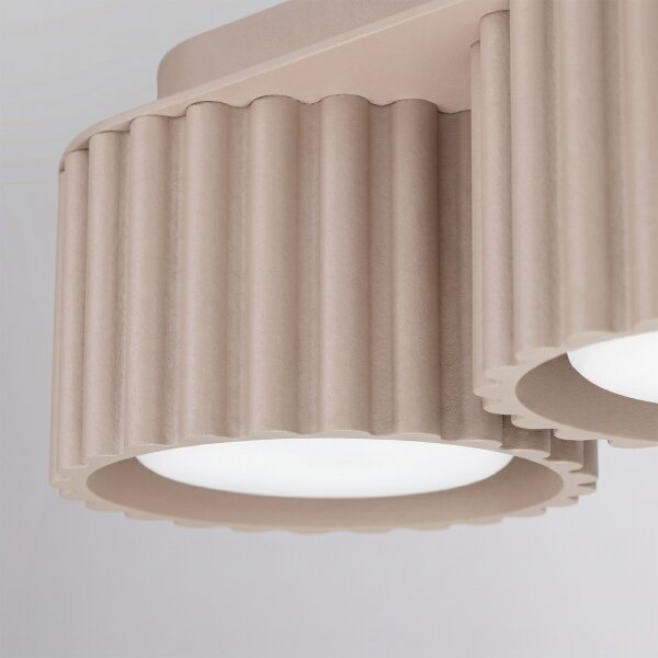 Sollux SL.2635 - Bodové svietidlo AURA 3xGX53/10W/230V taupe