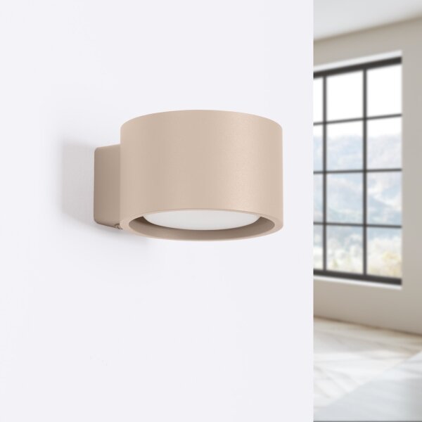 Sollux SL.2445 - Nástenné svietidlo MODO 1xGX53/10W/230V taupe