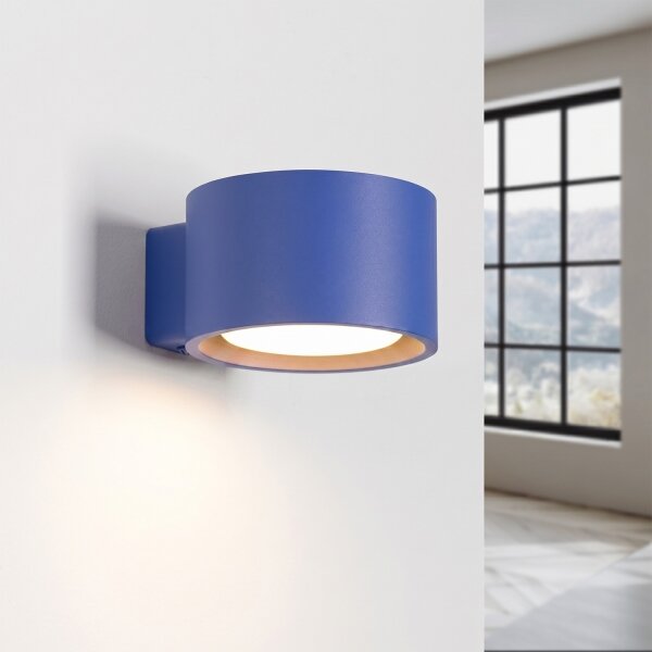 Sollux SL.2457 - Nástenné svietidlo MODO 1xGX53/10W/230V modrá