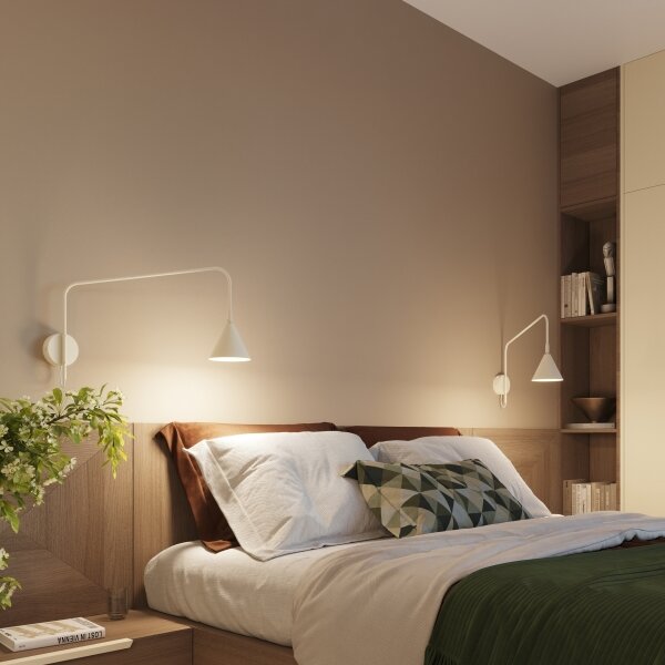 Sollux SL.2494 - Nástenné svietidlo NOX 1xE14/10W/230V krémové