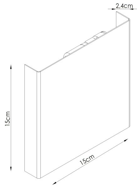 Sollux SL.2009 - Nástenné svietidlo VANTA 2xG9/8W/230V biela