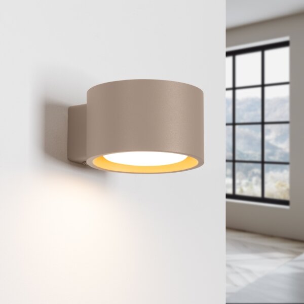 Sollux SL.2445 - Nástenné svietidlo MODO 1xGX53/10W/230V taupe