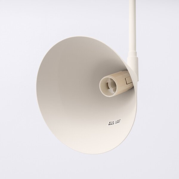 Sollux SL.2509 - Nástenné svietidlo NOX 2xE14/10W/230V krémové