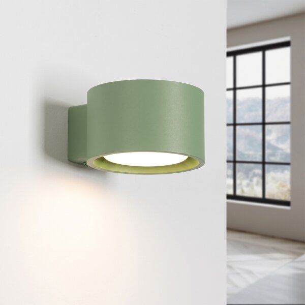 Sollux SL.2469 - Nástenné svietidlo MODO 1xGX53/10W/230V zelené