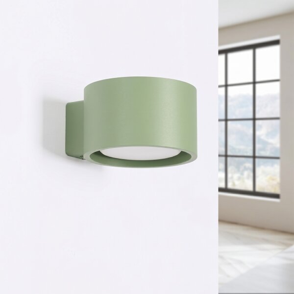Sollux SL.2469 - Nástenné svietidlo MODO 1xGX53/10W/230V zelené