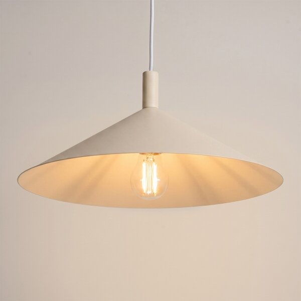 Sollux SL.2539 - Luster na lanku NOX 1xE27/15W/230V krémový