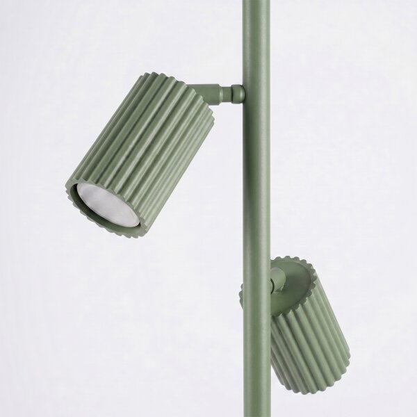 Sollux SL.2026 - Stojacia lampa KARBON 3xGU10/10W/230V zelená