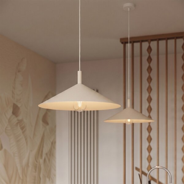 Sollux SL.2539 - Luster na lanku NOX 1xE27/15W/230V krémový