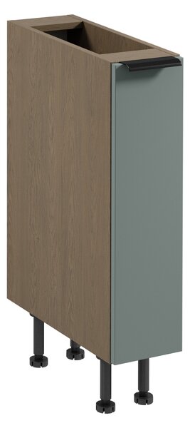 Výsuvná skrinka SALERNO - šírka 20 cm, baltic storm / zelená