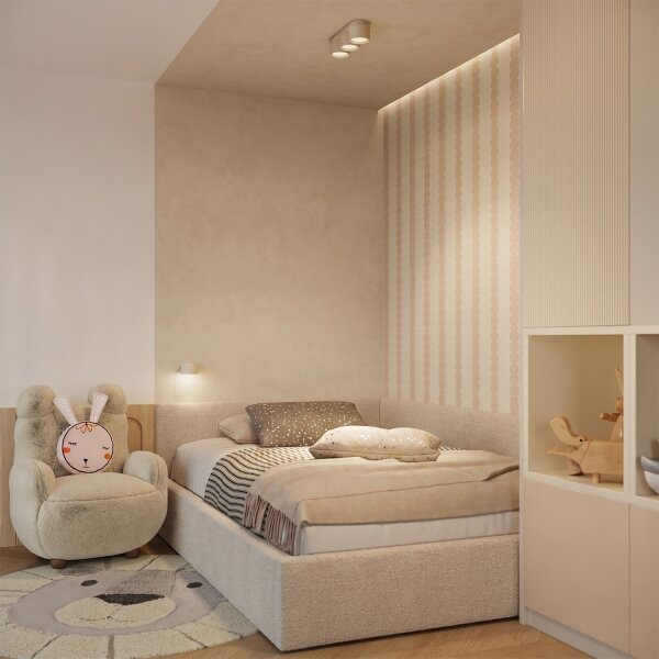 Sollux SL.2441 - Nástenné svietidlo MODO 1xGX53/10W/230V krémová