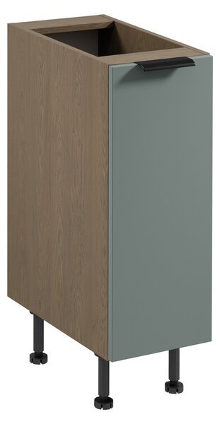 Dolná jednodverová skrinka SALERNO - šírka 30 cm, baltic storm / zelená