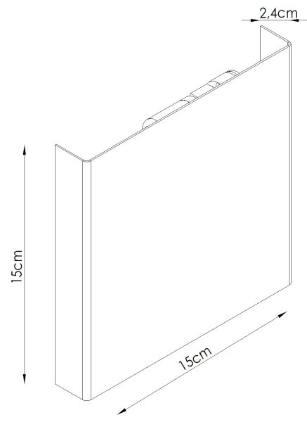 Sollux SL.2011 - Nástenné svietidlo VANTA 2xG9/8W/230V krémové