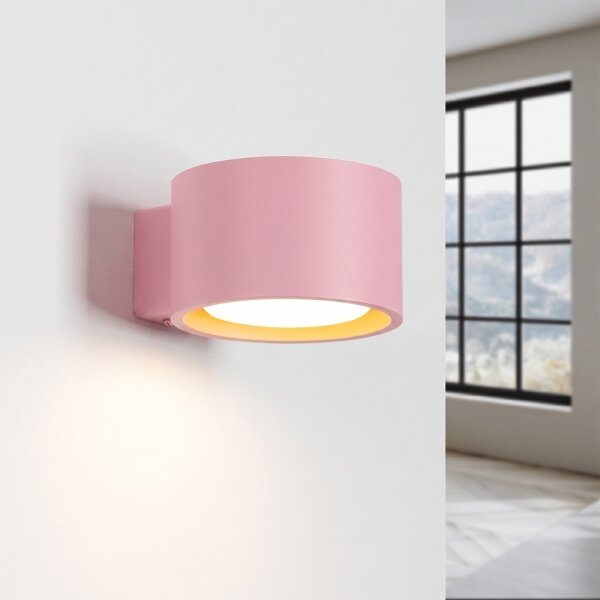 Sollux SL.2465 - Nástenné svietidlo MODO 1xGX53/10W/230V ružové