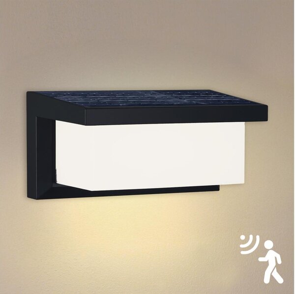 Brilagi - LED Solárne nástenné svietidlo so senzorom BRICKY LED/5W/6V IP65