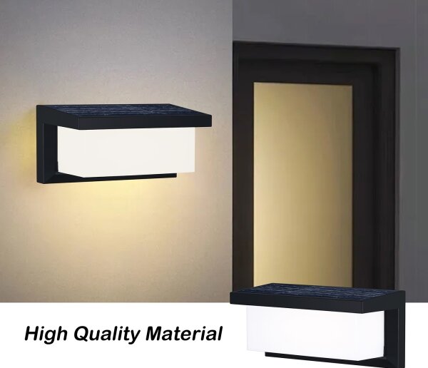 Brilagi - LED Solárne nástenné svietidlo so senzorom BRICKY LED/5W/6V IP65