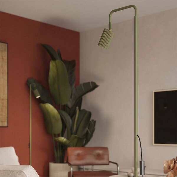 Sollux SL.2025 - Stojacia lampa KARBON 1xGU10/10W/230V zelená