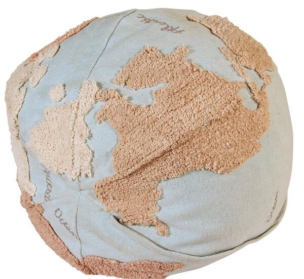 LORENA CANALS Puf World Map - detský puf