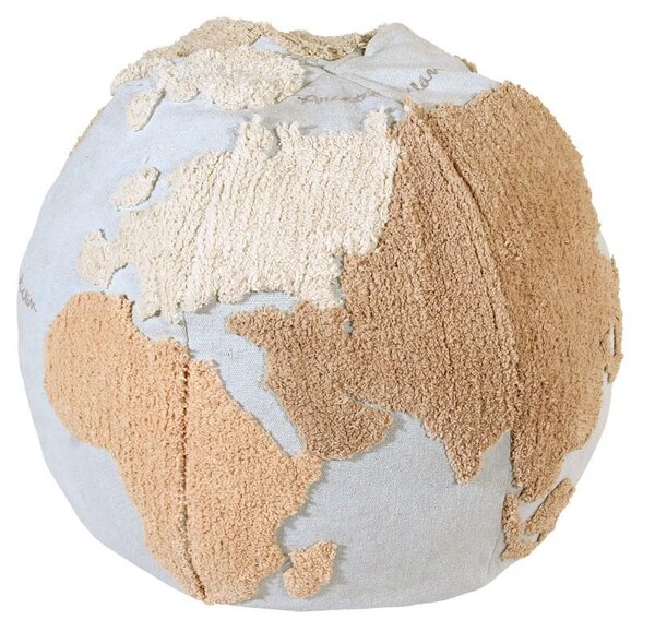 LORENA CANALS Puf World Map - detský puf