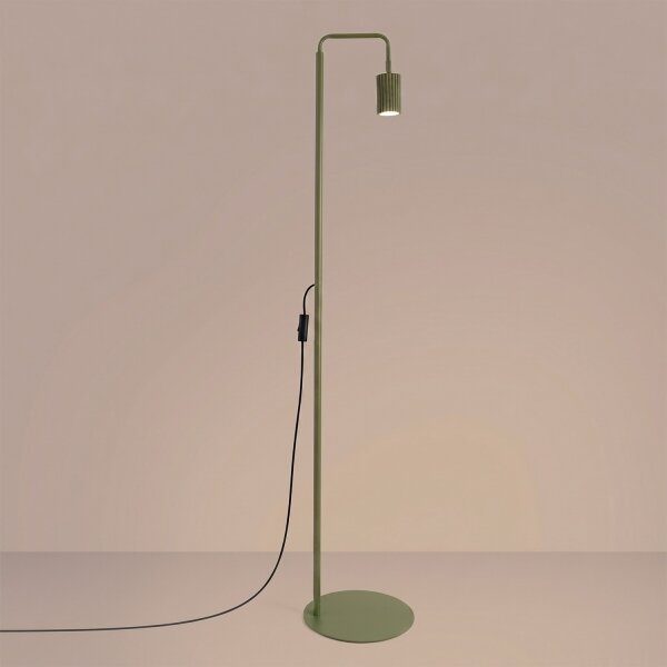 Sollux SL.2025 - Stojacia lampa KARBON 1xGU10/10W/230V zelená