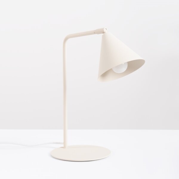 Sollux SL.2569 - Stolná lampa NOX 1xE14/10W/230V krémová