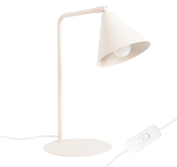 Sollux SL.2569 - Stolná lampa NOX 1xE14/10W/230V krémová