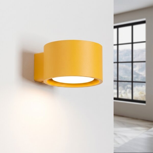 Sollux SL.2473 - Nástenné svietidlo MODO 1xGX53/10W/230V žlté