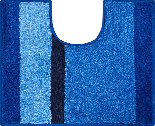 GRUND Kúpeľňový koberček ROOM modrý Rozmer: 50x60 cm s výrezom pre WC