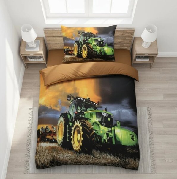 3D obliečky z mikrosaténu TRACTOR FORCE farebné Rozmer obliečky: 70 x 90 cm | 140 x 200 cm