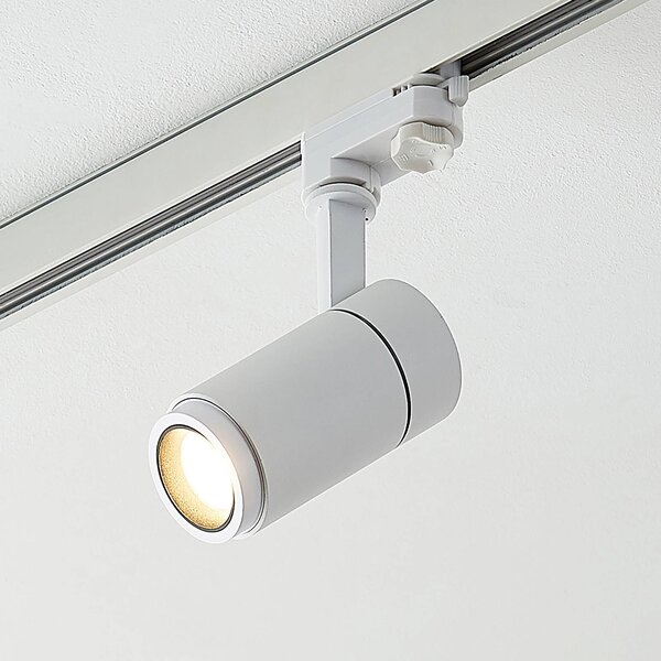 Arcchio Nanna LED reflektor biely 3000K 12W, Biela / opálová, Pracovňa / Kancelária, Hliník, Koľajnicový systém