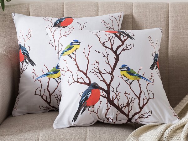 XPOSE® Set obliečok na vankúš VTÁCI 43x43 cm - set 2 ks