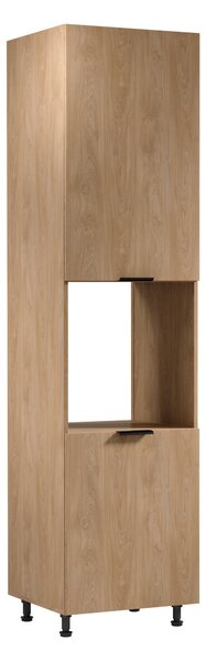Kuchynská skriňa na vstavanú rúru SALERNO - šírka 60 cm, dub