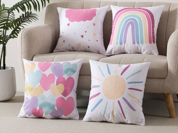 XPOSE® Set obliečok na vankúš AMÁLKA 43x43 cm - set 4 ks