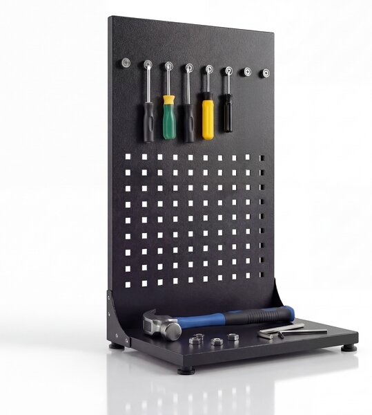 Perforovaná tabuľa s magnetmi 660 x 400 x 300 mm