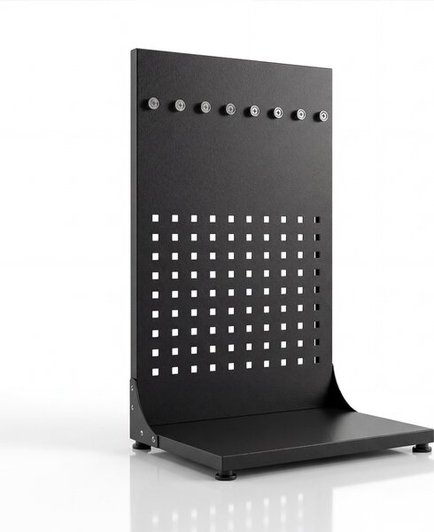 Perforovaná tabuľa s magnetmi 660 x 400 x 300 mm