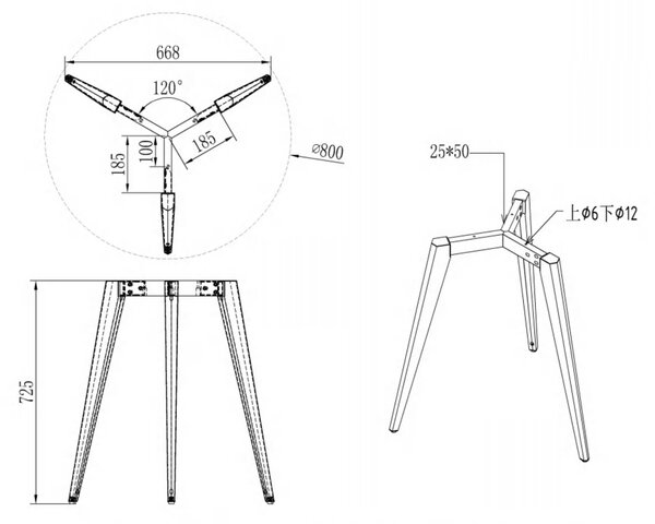 Konferenčný stôl PRIMO VIBE, priemer 80 cm, biela podnož, buk