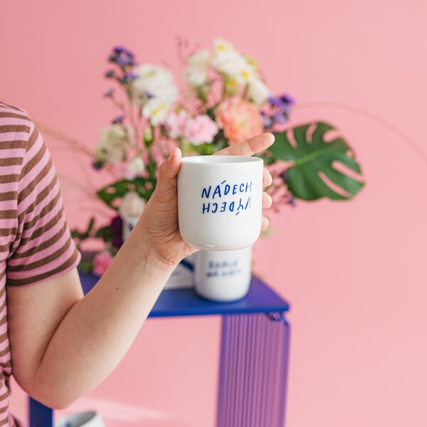 Porcelánový hrnček Nádech / výdech 270 ml