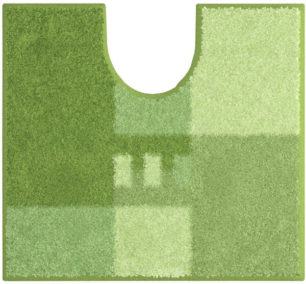 GRUND Kúpeľňový koberec MERKUR zelený Rozmer: 50x60 cm s výrezom pre WC