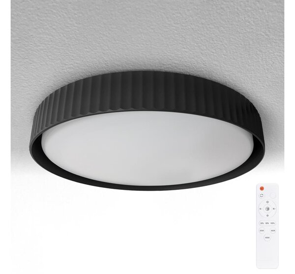 Brilagi - LED stmievateľné stropné svietidlo LUCIA LED/48W/230V pr. 41 cm čierne+diaľkové ovládanie